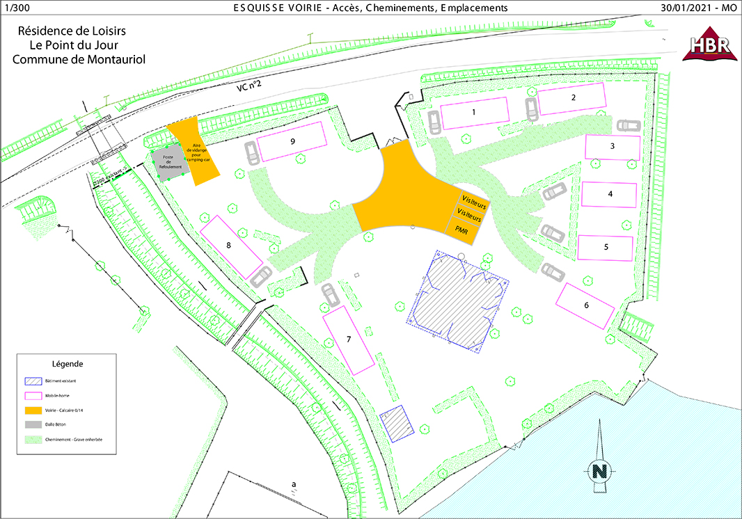 Emplacement camping à Montauriol 